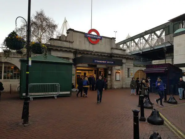 Embankment station